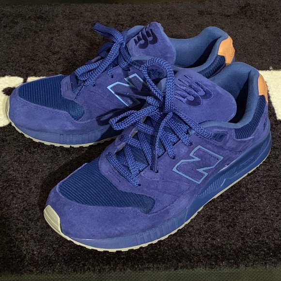 New Balance Shoes | 530 Nb Royal Blue Suede Running Shoe | Poshmark